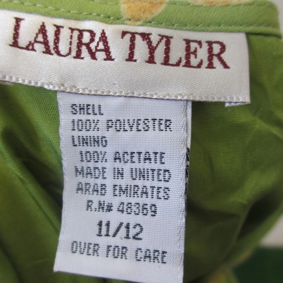 LAURA TYLER 12 L LONG DRESS Sleeveless GREEN - Picture 8 of 8